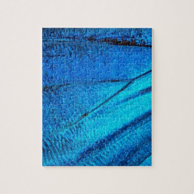 Iridescent Blue Butterfly Wing (Vertikal)