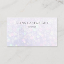 Iridescent Bokeh Sparkle Lights White