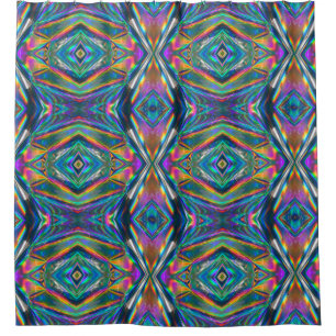 Iridescent Chrome Duschvorhang