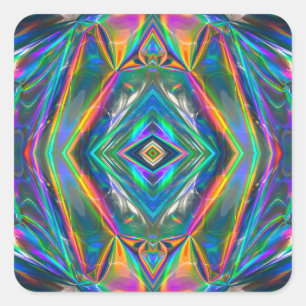 Iridescent Chrome Sticker