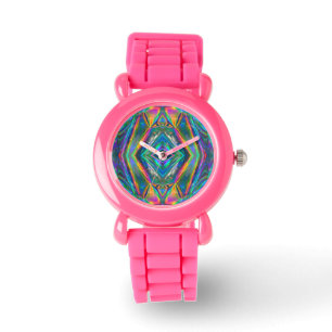 Iridescent Chrome Watch Armbanduhr