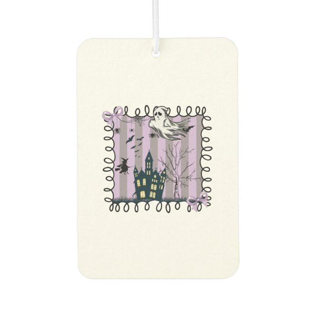 Iridescent Coquette Halloween Autolufterfrischer (Vorderseite)