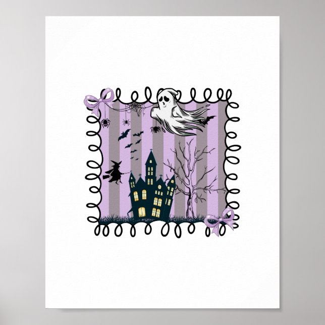 Iridescent Coquette Halloween Poster (Vorne)