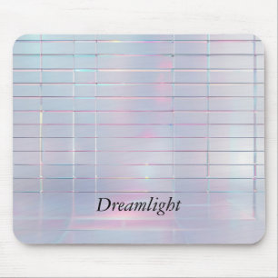 Iridescent Grid Muster Mousepad