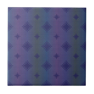 Iridescent Holographic Dots Pattern Fliese