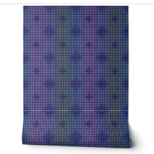 Iridescent Holographic Dots Pattern Tapete