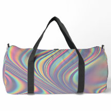Iridescent Holographic Swirl Texture