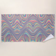 Iridescent Holographic Swirl Texture