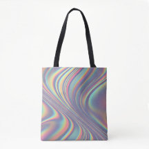 Iridescent Holographic Swirl Texture