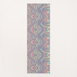 Iridescent Holographic Swirl Texture Yogamatte