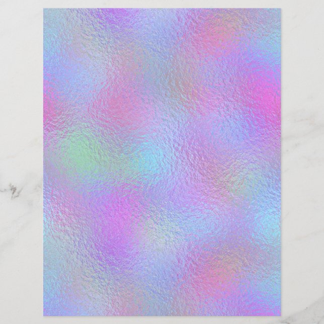 Iridescent Imitats Foil Scrapbook Paper Nr. 58 (Vorderseite)