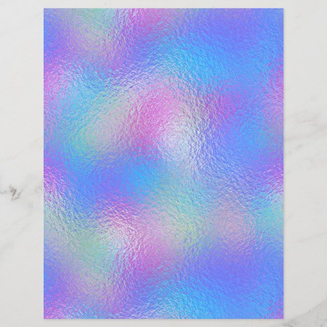 Iridescent Imitats Foil Scrapbook Paper Nr. 92 (Vorderseite)