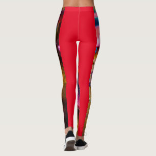 Iridescent Jello Dessert Würfel drucken Leggings