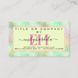 Iridescent Leopard Beruflich Visitenkarte