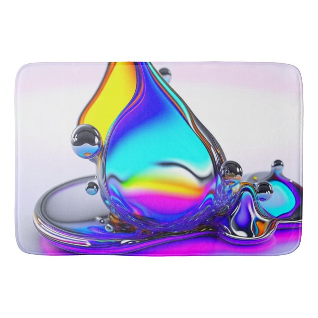 Iridescent Liquid Badematte (Vorderseite)