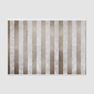 Iridescent Metallic Grunge Strip Muster Taupe Seidenpapier