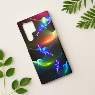 Iridescent Neon Fraktal Wing Art Samsung Galaxy Hülle