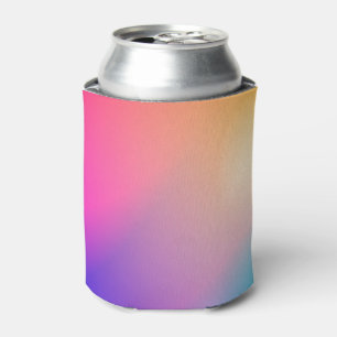 Iridescent Neon Hot Pink Fotografie Rainbow Cool Dosenkühler