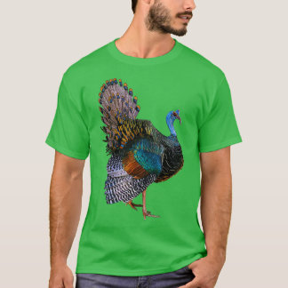 Iridescent Ocelled Türkei T-Shirt