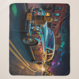 Iridescent Punk Tribal Classic Car Art Sherpadecke