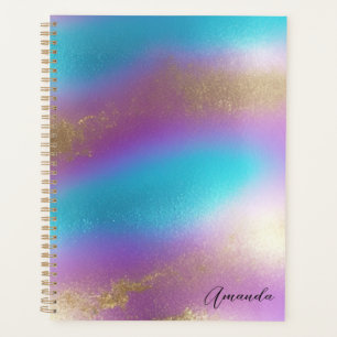 Iridescent Rainbow Glam Planer