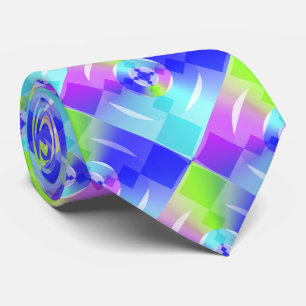 Iridescent Rainbow Gradient Krawatte