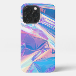 Iridescent Rainbow Metallic Pastel Pink, Aqua iPhone 13 Pro Hülle