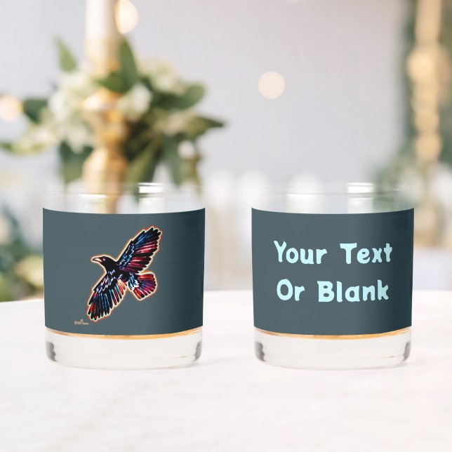 Iridescent Raven Whiskyglas (Insitu (Hochzeit))