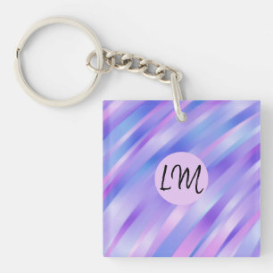 Iridescent Ribbons Personalisierter Acryl-Schlüsse Schlüsselanhänger