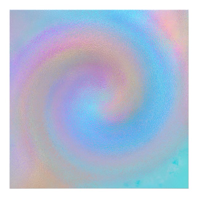 Iridescent Spiral Fotodruck (Vorne)