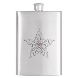 Iridescent Star Flask Flachmann