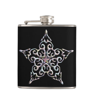 Iridescent Star Flask Flachmann