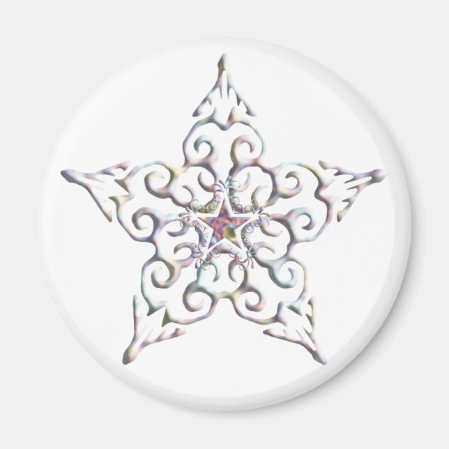 Iridescent Star Magnet (Vorne)