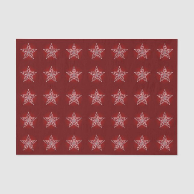 Iridescent Star Tissue Paper Seidenpapier (Vorderseite)