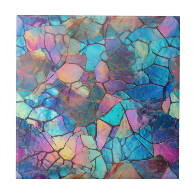 Iridescent Tile Fliese (Vorderseite)