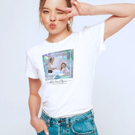 Iridescent Tinsel Company Business Foto T - Shirt