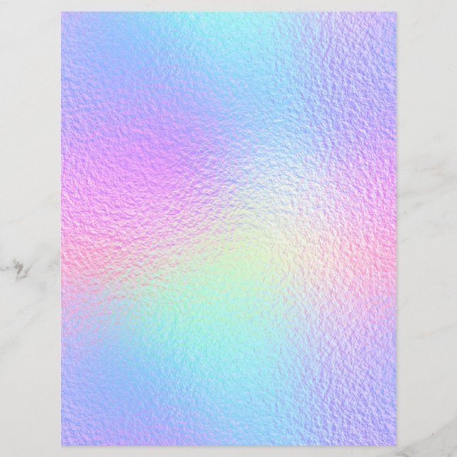Iridescente Faux Foil Papier à rebut no 3 (Devant)