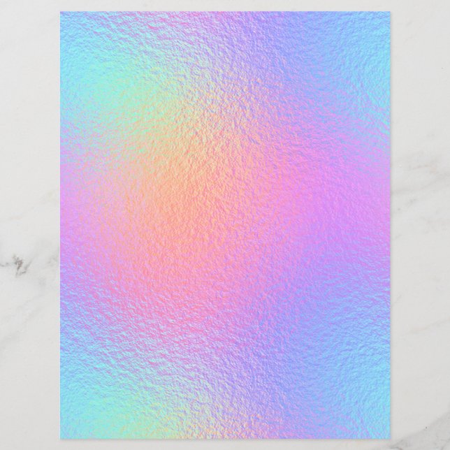 Iridescente Faux Foil Papier à rebut no 9 (Devant)