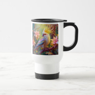 Iridesing Wing Cockatiel Fantasy Bird Reisebecher