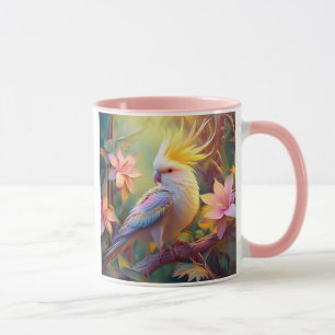 Iridesing Wing Cockatiel Fantasy Bird Tasse