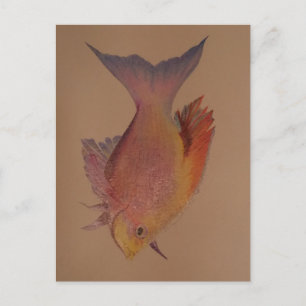 Irideszierende Fische Postkarte