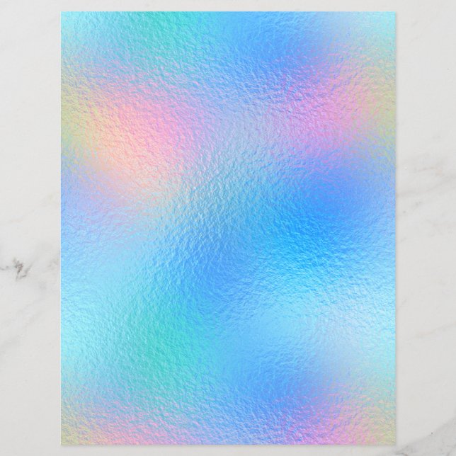 Irideszierende Imitate Foil Scrapbook Paper Nr. 39 (Vorderseite)