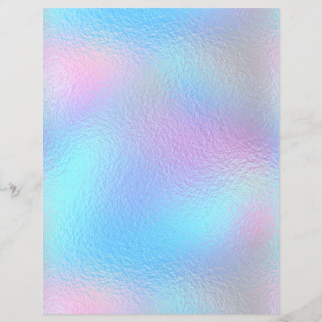 Irideszierende Imitate Foil Scrapbook Paper Nr. 51 (Vorderseite)