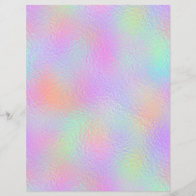 Irideszierende Imitate Foil Scrapbook Paper Nr. 59 (Vorderseite)