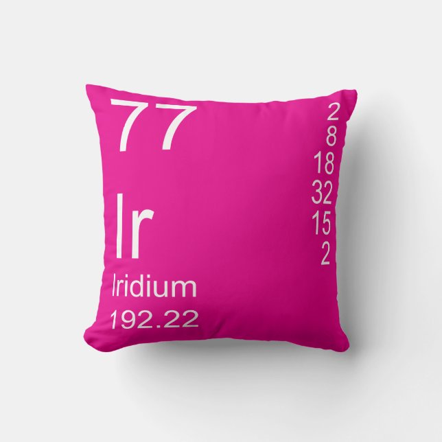 Iridium Kissen (Vorderseite)