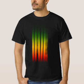 Irie Blurred Effect Typografie Rasta Reggae T-Shirt