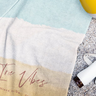 Irie Vibes Ombre Beach Sun & Sand Monogram Strandtuch