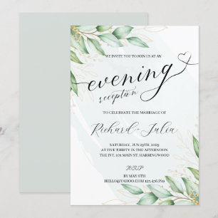 IRINA Abend Wedding Reception Party Einladung