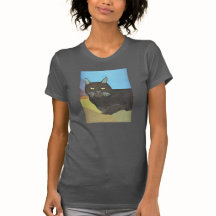 Irina die Katze mit dem Gebirgshintergrund
