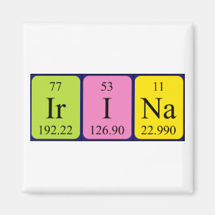Irina Periodenmagnet Magnet